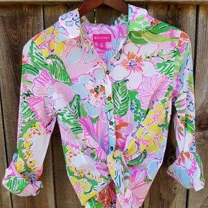 Lilly Pulitzer button-up shirt size small